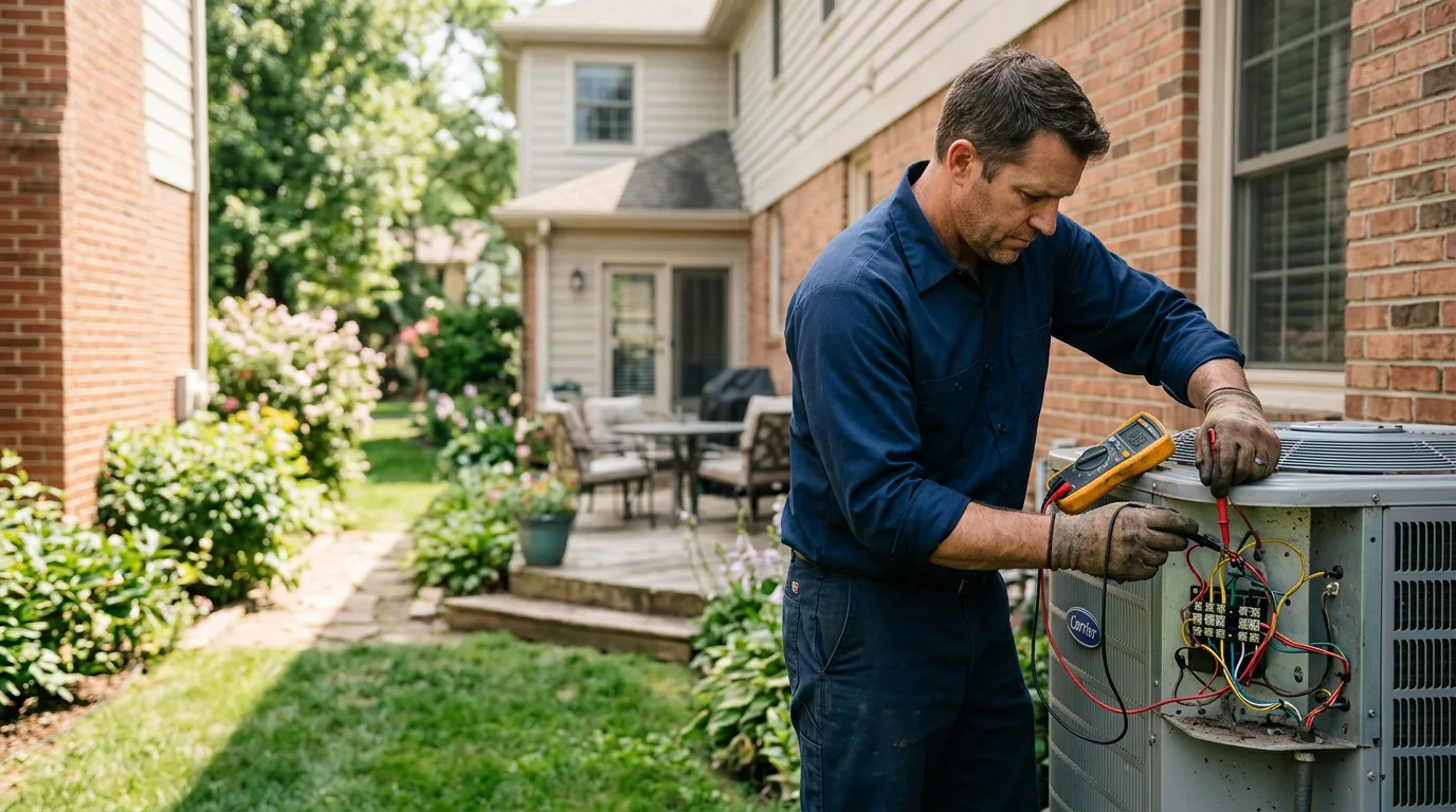 HVAC technician working near Rocky Face, GA